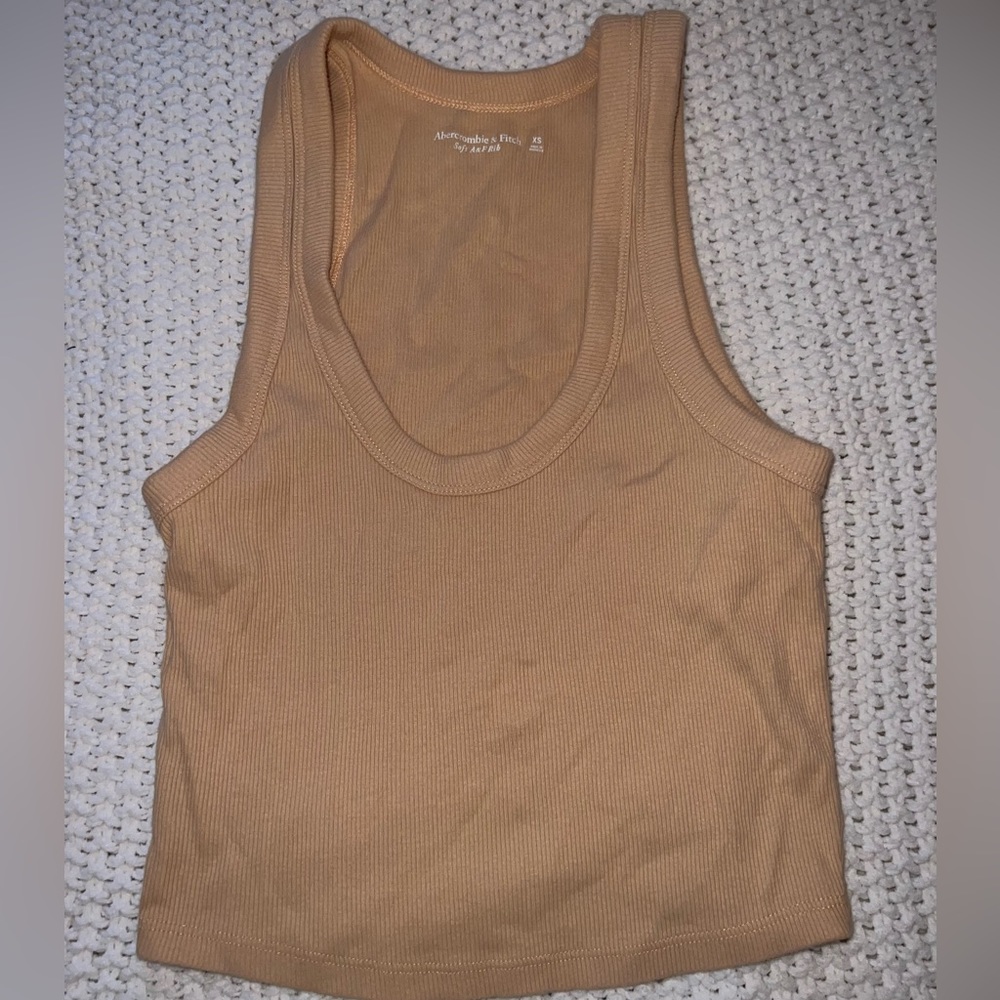 Abercrombie light orange tank size XS- worn once